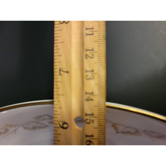 Vintage Noritake Ivory China Goldivy 9" Oval Serving Vegetable Bowl 7531 - Picture 9 of 10